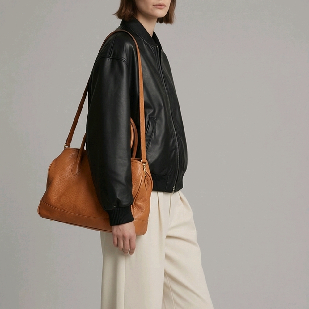 Talbots Brown Leather Bag